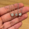 1 - 2 Carat Diamond Solitaire Necklace Pendant in Pure 14K Gold 2 Carat Diamond Solitaire Necklace Pendant in Pure 14K Gold