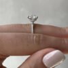 2.00Ct Round Moissanite Solitaire Engagement Ring Crafted in 14k Gold - GRA Certified 2.00Ct Round Moissanite Solitaire Engagement Ring Crafted in 14k Gold - GRA Certified