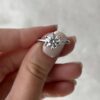 2.00Ct Round Moissanite Solitaire Engagement Ring Crafted in 14k Gold - GRA Certified 2.00Ct Round Moissanite Solitaire Engagement Ring Crafted in 14k Gold - GRA Certified