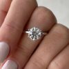 2.00Ct Gold Solitaire Engagement Ring Crafted in 14k Gold - GRA Certified