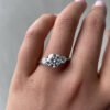 2.50Ct Three Stone Engagement Ring For Women, Perfect Wedding Anniversary Ring