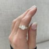 3.10Ct Three Stone Anniversary Ring For Women, Perfect Wedding Engagement Ring