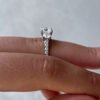 3.25Ct Round Moisssanite Trilogy Engagement Ring, Perfect Anniversary Ring For Women 3.25Ct Round Moisssanite Trilogy Engagement Ring, Perfect Anniversary Ring For Women