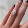 2.50Ct Marquise Cut Engagement Ring, Six Claw Solitaire Wedding Ring in 14k Gold - GRA Certified
