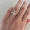 1.40Ct Unique Marquise Engagement Rings With Accent Crafted in 14k Gold - GRA Certified Unique Marquise Engagement Ring With Accent Crafted in 14k Gold - GRA Certified