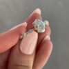 2.70Ct Oval Engagement Rings, GRA Certified Moissanaite Western Wedding Rings in 14K Gold 2.70Ct Oval Engagement Rings, GRA Certified Moissanaite Western Eedding Rings in 14K Gold