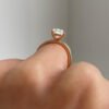 1.50Ct Pear Solitaire Engagement Ring, 3 Claw Moissanite Anniversary Ring in 14k Gold - GRA Certified 1.50Ct Pear Solitaire Engagement Ring, 3 Claw Moissanite Anniversary Ring in 14k Gold - GRA Certified