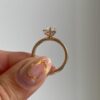 1.50Ct Pear Solitaire Engagement Ring, 3 Claw Moissanite Anniversary Ring in 14k Gold - GRA Certified 1.50Ct Pear Solitaire Engagement Ring, 3 Claw Moissanite Anniversary Ring in 14k Gold - GRA Certified