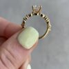 4 Carat Elongated Cushion Cut Moissanite Engagement Rings, Annivrsary Ring in 14k Gold - GRA Certified 4 Carat Elongated Cushion Cut Moissanite Engagement Rings, Annivrsary Gifts Ring in 14k Gold - GRA Certified