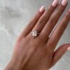3.05Ct Moissanite Vintage Engagement Rings, Wedding Ring For Women in 14k Gold - GRA Certified 3.05Ct Moissanite Vintage Engagement Rings, Wedding Ring For Women in 14k Gold - GRA Certified