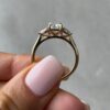 2.50Ct Elongated Cushion Cut Diamond Ring, Trilogy Engagement Ring in 14k Gold - GRA Certified 2.50Ct Elongated Cushion Trilogy Engagement Ring, Anniversary Ring For Women in 14k Gold - GRA Certified