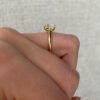 Simple Engagement Ring, 2.0Ct Elongated Cushion Cut Moissanite Ring in 14k Gold - GRA Certified Simple Engagement Rings, 2.0Ct Elongated Cushion Cut Moissanite Anniversary Ring in 14k Gold - GRA Certified