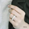 10 Carat Eternity Ring, Moissanite Eternity Wedding Band For Women 10 carat eternity ring, Moissanite Eternity Wedding Band For Women