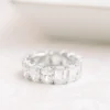10 Carat Eternity Ring, Moissanite Eternity Wedding Band For Women 10 carat eternity ring, Moissanite Eternity Wedding Band For Women