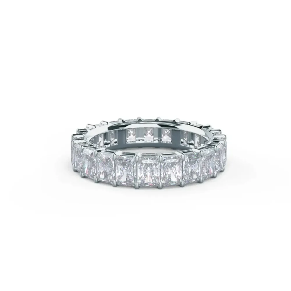 4.4 Carat radiant cut diamond ring for Women, Wedding Anniversary Ring in 14K Gold