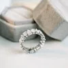 5 Carat Wedding Band for Women, Pear Moissanite Full Eternity Ring 14K Gold 5.0Ct Pear Wedding Ring for Women, Moissanite Full Eternity Ring 14K Gold