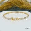 2ct Moissanite Tennis Bracelet For Women Claw Setting Classic Design in 14K Pure Yellow Gold