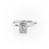 Jaw-Dropping Radiant Cut Moissanite Ring | 5 Carat Petal Setting Solitaire 5 carat Radiant Cut Moissanite Ring Petal Solitaire Vintage Engagement petal setting ring for anniversary gifts for wife - 18K and 14K gold