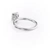 Jaw-Dropping Radiant Cut Moissanite Ring | 5 Carat Petal Setting Solitaire 5 carat Radiant Cut Moissanite Ring Petal Solitaire Vintage Engagement petal setting ring for anniversary gifts for wife - 18K and 14K gold