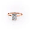 Jaw-Dropping Radiant Cut Moissanite Ring | 5 Carat Petal Setting Solitaire 5 carat Radiant Cut Moissanite Ring Petal Solitaire Vintage Engagement petal setting ring for anniversary gifts for wife - 18K and 14K gold
