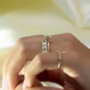 Jaw-Dropping Radiant Cut Moissanite Ring | 5 Carat Petal Setting Solitaire 5 carat Radiant Cut Moissanite Ring Petal Solitaire Vintage Engagement petal setting ring for anniversary gifts for wife - 18K and 14K gold
