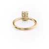 Jaw-Dropping Radiant Cut Moissanite Ring | 5 Carat Petal Setting Solitaire 5 carat Radiant Cut Moissanite Ring Petal Solitaire Vintage Engagement petal setting ring for anniversary gifts for wife - 18K and 14K gold