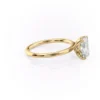 Jaw-Dropping Radiant Cut Moissanite Ring | 5 Carat Petal Setting Solitaire 5 carat Radiant Cut Moissanite Ring Petal Solitaire Vintage Engagement petal setting ring for anniversary gifts for wife - 18K and 14K gold