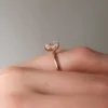 Jaw-Dropping Radiant Cut Moissanite Ring | 5 Carat Petal Setting Solitaire 5 carat Radiant Cut Moissanite Ring Petal Solitaire Vintage Engagement petal setting ring for anniversary gifts for wife - 18K and 14K gold