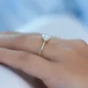 Stunning Elongated Cushion Cut Ring | Classic Solitaire Engagement Ring For Her 5Ct elongated cushion cut ring. This Solitaire vintage ring crafted in pure 14K and 18K Gold Perfect for anniversary gifts