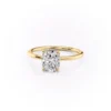 Stunning Elongated Cushion Cut Ring | Classic Solitaire Engagement Ring For Her 5Ct elongated cushion cut ring. This Solitaire vintage ring crafted in pure 14K and 18K Gold Perfect for anniversary gifts