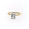 Classic Emerald Engagement Ring | Solitaire Cathedral Setting Classic 3 Carat Emerald Engagement Ring Solitaire Cathedral Setting in 14K & 18K Gold Perfect for anniversary gifts