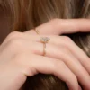 Classic Emerald Engagement Ring | Solitaire Cathedral Setting Classic 3 Carat Emerald Engagement Ring Solitaire Cathedral Setting in 14K & 18K Gold Perfect for anniversary gifts