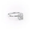 Cushion Cut Solitaire Engagement Ring with Petal Prongs | GRA Certified Moissanite Ring Cushion Cut Solitaire Engagement Ring with Petal Prongs Certified Diamond or Moissanite Wedding Ring in 14k Yellow, Rose, White Gold
