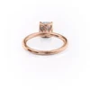 Cushion Cut Solitaire Engagement Ring with Petal Prongs | GRA Certified Moissanite Ring Cushion Cut Solitaire Engagement Ring with Petal Prongs Certified Diamond or Moissanite Wedding Ring in 14k Yellow, Rose, White Gold