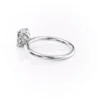 Elegant Elongated Cushion Cut Solitaire Engagement Ring with Petal Prongs Elegant Elongated Cushion Cut Solitaire Engagement Ring 14k Yellow, Rose, White Gold Certified Diamond & Moissanite Wedding Ring