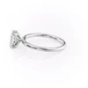 Elegant Elongated Cushion Cut Solitaire Engagement Ring with Petal Prongs Elegant Elongated Cushion Cut Solitaire Engagement Ring 14k Yellow, Rose, White Gold Certified Diamond & Moissanite Wedding Ring