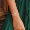 Graduation Bracelet For Her in 14K and 18K Gold- This Moissanite bracelets are very affordable and luxurious