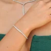 Graduation Bracelet For Her in 14K and 18K Gold- This Moissanite bracelets are very affordable and luxurious
