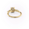 Premium Three Stone Elongated Cushion Cut Engagement Ring setting (7)