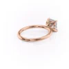 Regal Princess Cut Diamond Engagement Rings | 2 -7 Carat Solitaire Petal Setting Princess Cut Diamond Engagement Rings Vintage solitaire engagement petal Prog setting ring in 14K and 18K Gold