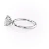Regal Princess Cut Diamond Engagement Rings | 2 -7 Carat Solitaire Petal Setting Princess Cut Diamond Engagement Rings Vintage solitaire engagement petal Prog setting ring in 14K and 18K Gold