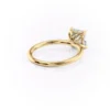 Regal Princess Cut Diamond Engagement Rings | 2 -7 Carat Solitaire Petal Setting Princess Cut Diamond Engagement Rings Vintage solitaire engagement petal Prog setting ring in 14K and 18K Gold