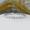 Radiant Moissanite Baguette Diamond Tennis Bracelet in 14K Gold (1)