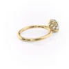 Classic Solitaire Round Diamond Engagement Ring with Petal Prongs Solitaire round diamond engagement ring petal setting 5 Ct moissanite Wedding Ring For her crafted in 18k and 14K gold