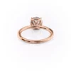Classic Solitaire Round Diamond Engagement Ring with Petal Prongs Solitaire round diamond engagement ring petal setting 5 Ct moissanite Wedding Ring For her crafted in 18k and 14K gold