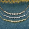 Moissanite Diamond Graduated Bracelet Crafted in 14k Gold Stunning Moissanite Diamond Graduated Bracelet Crafted in 14k Gold (6)