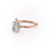 Elegant Pear Engagement Rings For Women | Moissanite Solitaire Petal Setting Ring Stunning Pear Engagement Rings For Women Solitaire Petal Setting Crafted in Moissanite & Gold Wedding Ring For Her