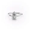 Elegant Pear Engagement Rings For Women | Moissanite Solitaire Petal Setting Ring Stunning Pear Engagement Rings For Women Solitaire Petal Setting Crafted in Moissanite & Gold Wedding Ring For Her