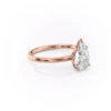 Elegant Pear Engagement Rings For Women | Moissanite Solitaire Petal Setting Ring Stunning Pear Engagement Rings For Women Solitaire Petal Setting Crafted in Moissanite & Gold Wedding Ring For Her