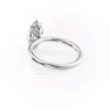 Unique Marquise Solitaire Ring with Flower Petal Setting Moissanite Engagement Ring For Her Unique Marquise Solitaire Ring with Flower Petal Setting Moissanite Engagement Ring For Her in Pure 18K or 14K gold